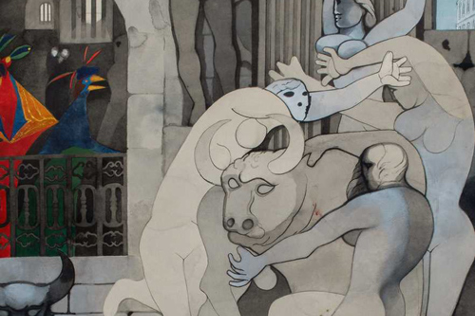 The Gateway by Edward Burra