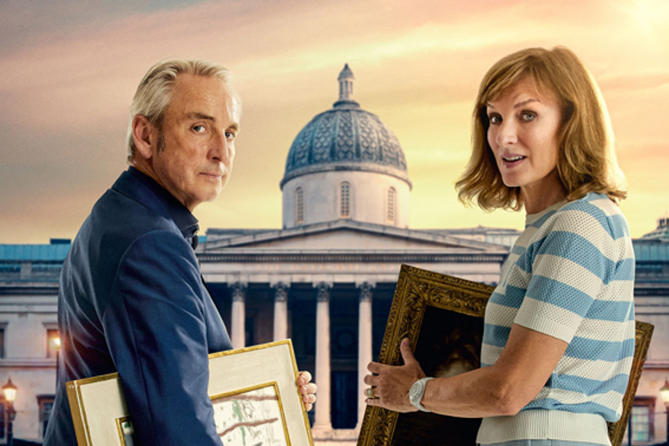 Philip Mould and Fiona Bruce
