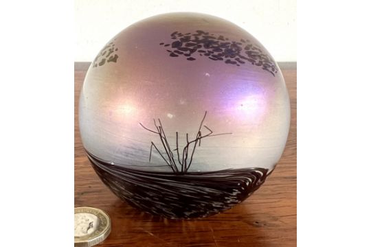 Glass Form Paperweight, English Handmade Glass