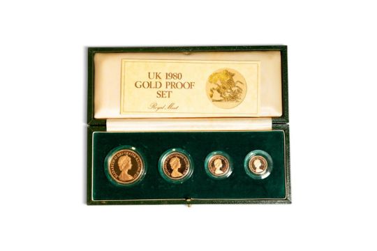 U.k Elizabeth Ii Gold Proof Set, 1980