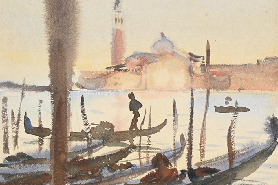 John Singer Sargent Venice scene