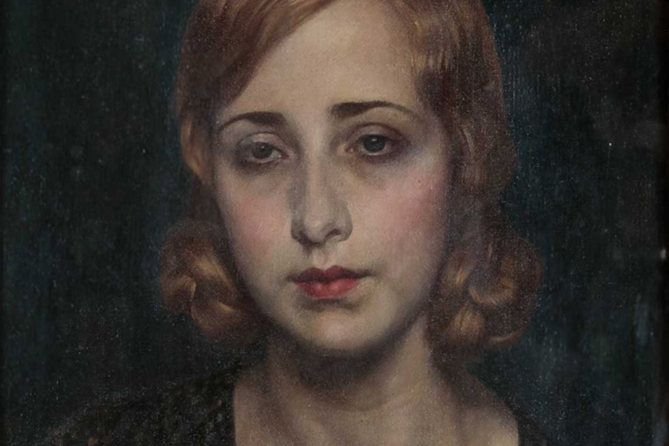 Portrait of Laura Knight by Harold Knight
