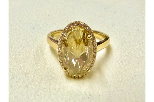 Oval Cut 3.12 Carat ( Natural Diamond )