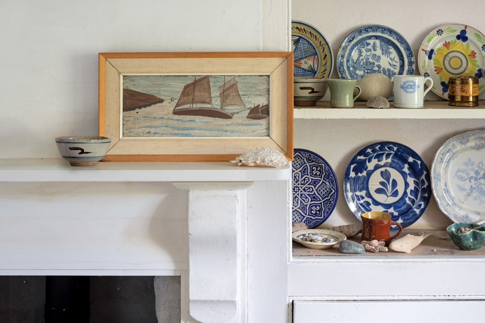 Mizzen Topsail Luggers&nbsp;by Alfred Wallis