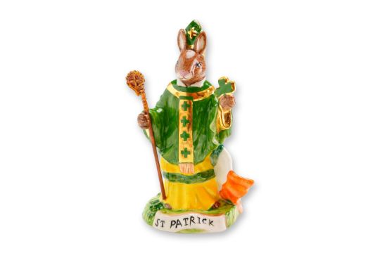Royal Doulton Prototype Bunnykins Figurine, St. Patrick