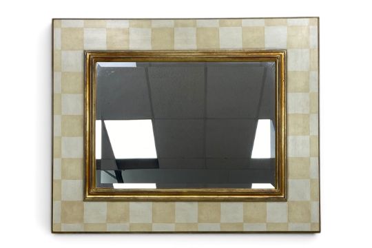 A contemporary wall mirror