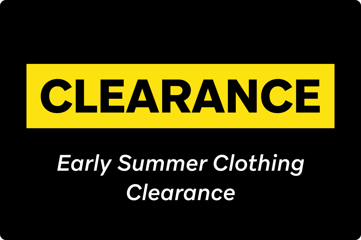 Early Summer Clothing Clearance On Now 