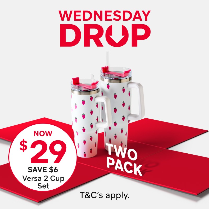 Wednesday Drop - Versa Cup 2 Pack Now $29