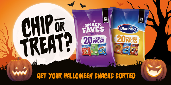 Chip or Treat - Get your halloween snacks sorted with Bluebird Chips 