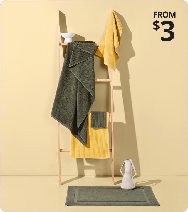 Bathroom essentials from $3 