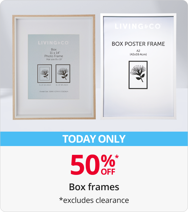 50% Off box frames 