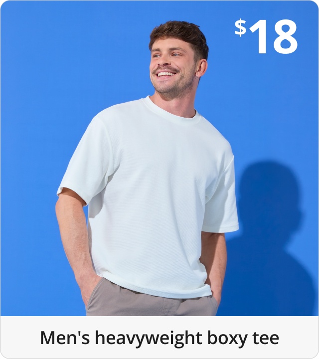 Shop Mens Heavyweight boxy tee 
