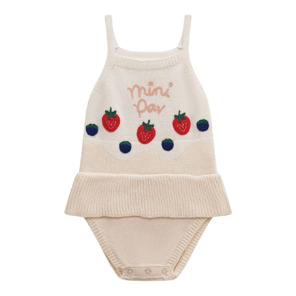 Young Original Baby Christmas Pavlova Knitted Romper