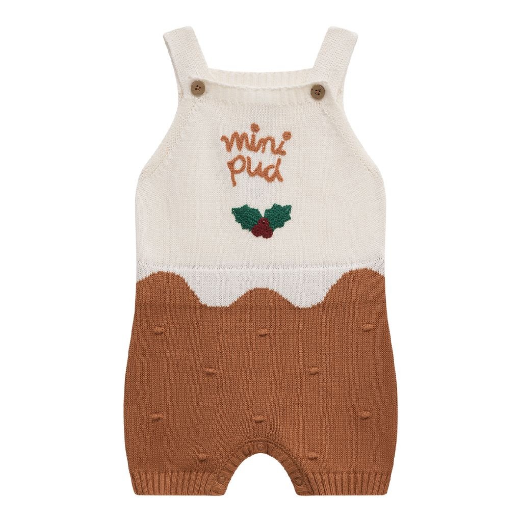 Young Original Baby Christmas Pudding Knitted Romper