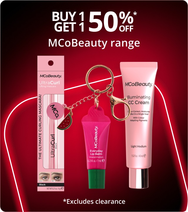 Black Friday - Buy 1, get 1 50% Off MCoBeauty Range