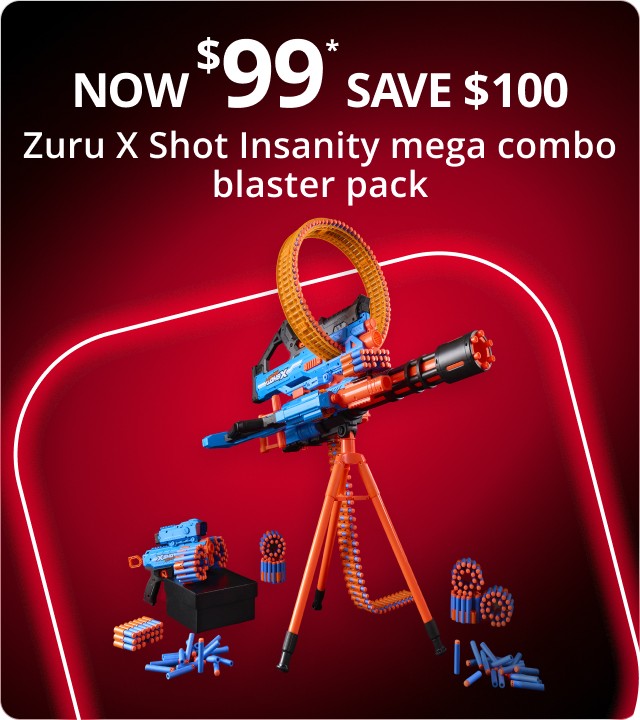 Black Friday - Zuru x shot insanity mega combo blaster pack 