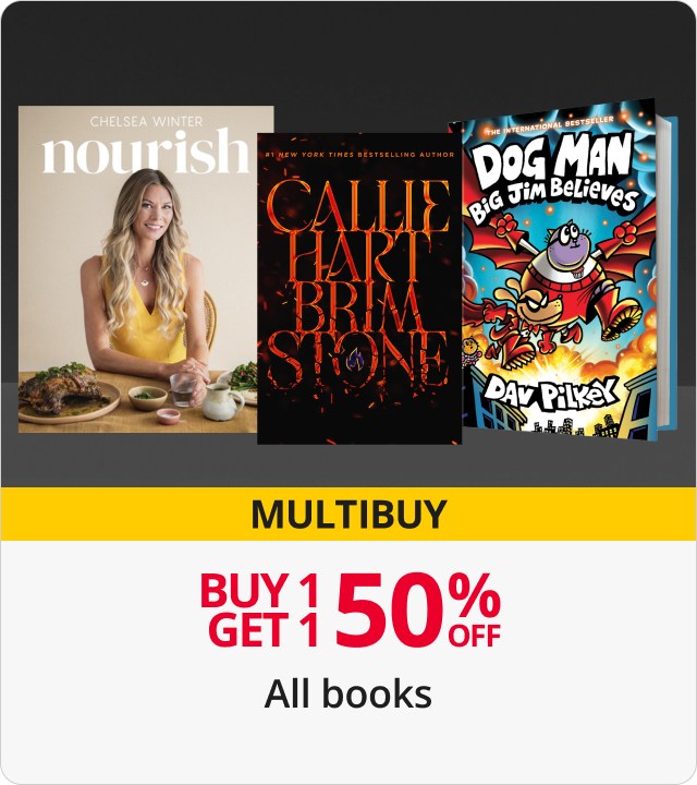 Buy 1 get 1 50% off all books