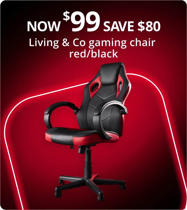 Black Friday - Living & Co gaming Chair 