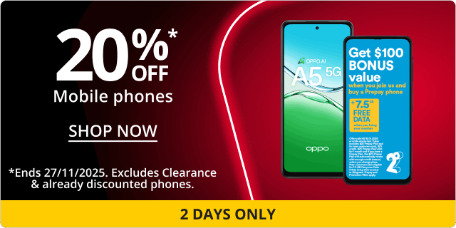 20% Off Mobile Phones - Today only 