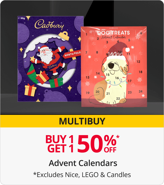 Buy 1 get 1 50% Off Advent Calendars 