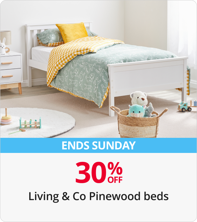 30% Off Living & Co pinewood beds 