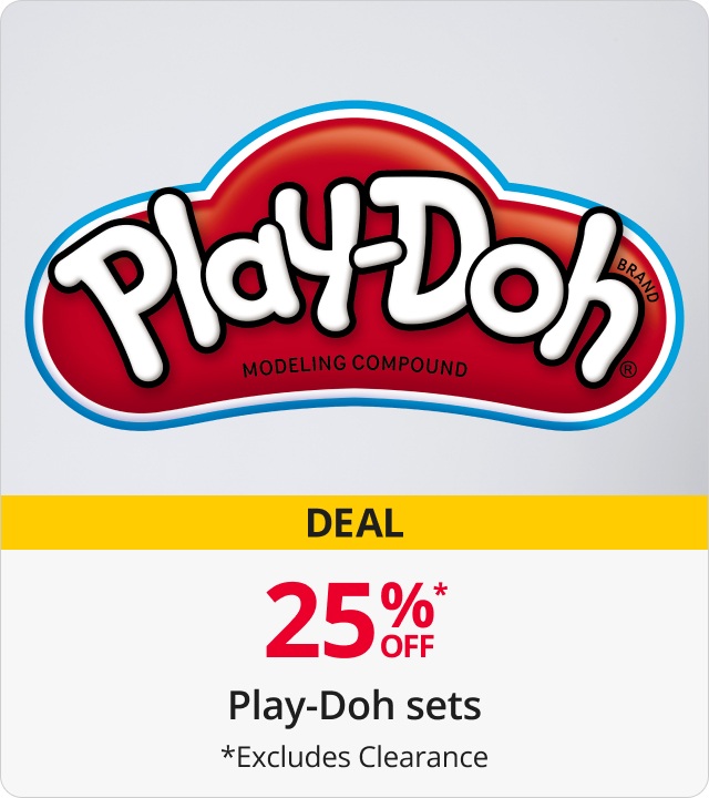 25% Off Play Doh Sets 