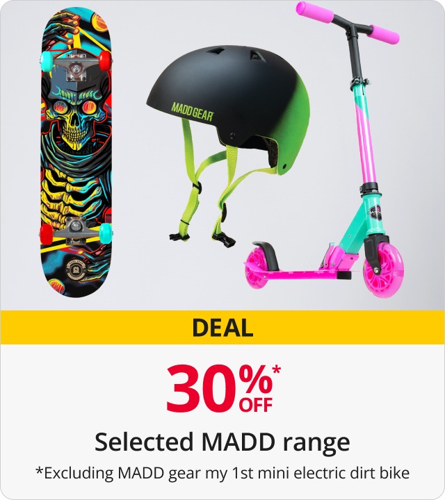 30% Off selected MADD range 