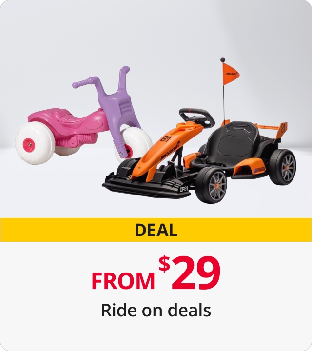 Ride on Deals from $29 