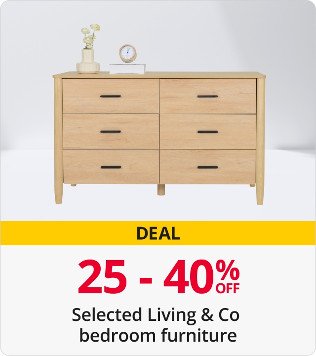 25-40% Off Selected Bedroom Furniture 