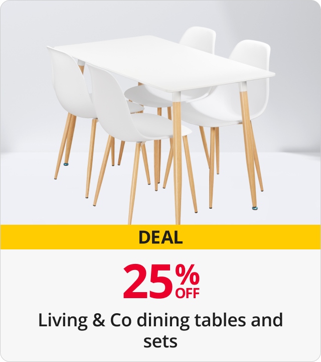 25% Off Living & Co Dining Tables & Sets 