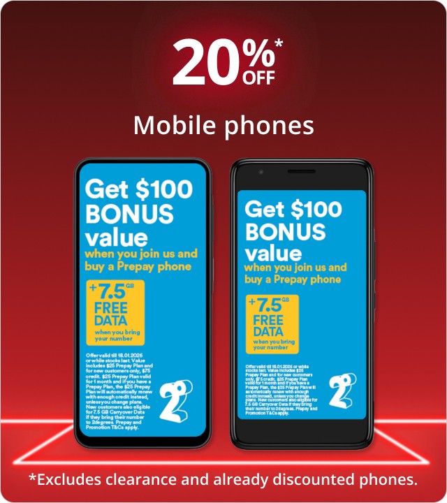 20% Off Mobile Phones 