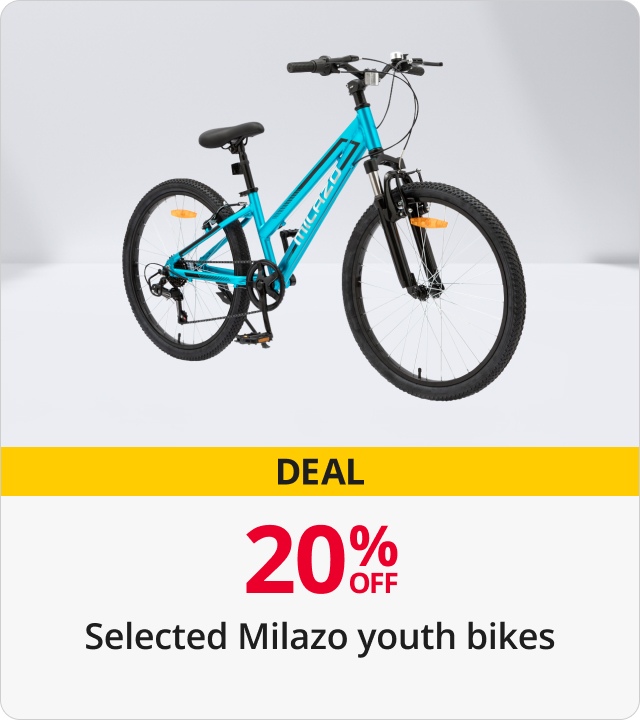 20% Off Milazo Youth Bikes 