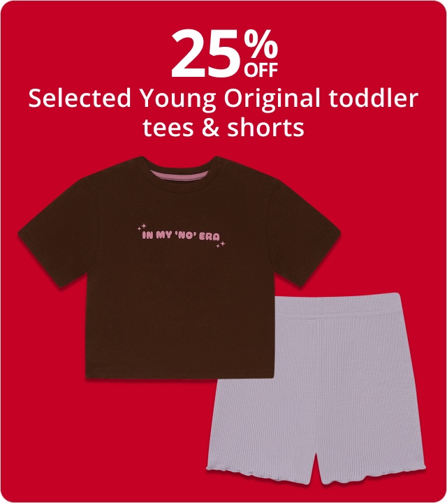 25% off toddler clothing