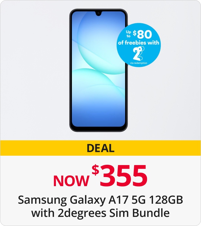 Samsung Galaxy A17 Now $355