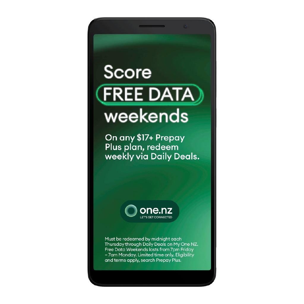 One NZ Smart M25 4G Locked with One NZ SIM Black