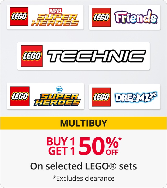BOGO 50% selected LEGO