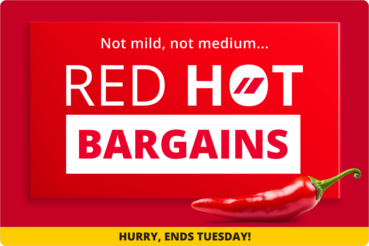 Red Hot Bargains On Now