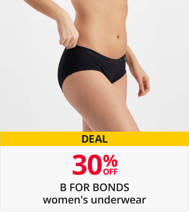 30% Off b for bonds Womens Underwear 