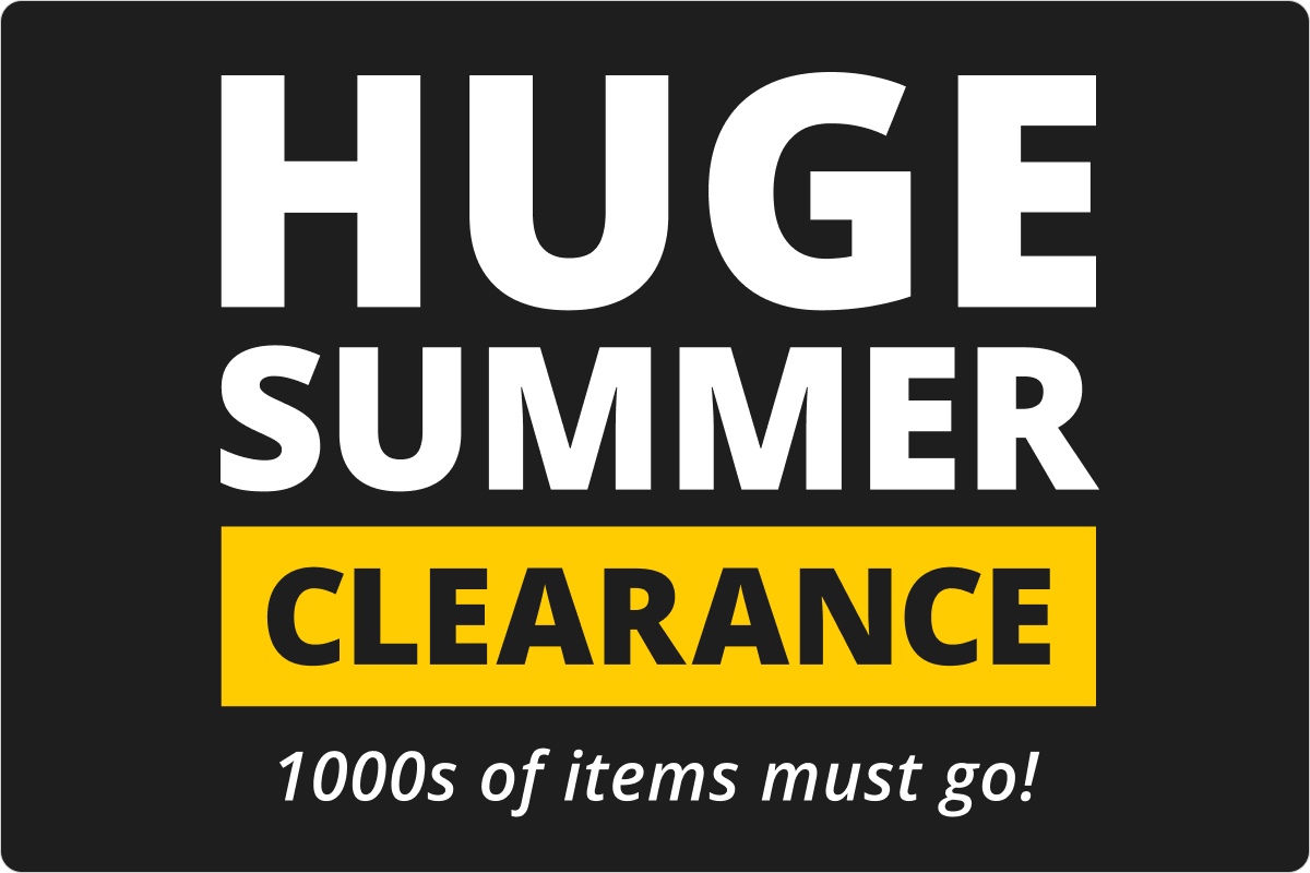 Huge Summer Clearance On Now 