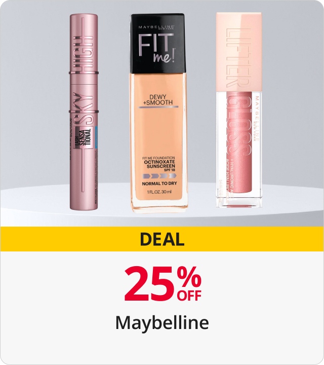 25% Off Maybelline 