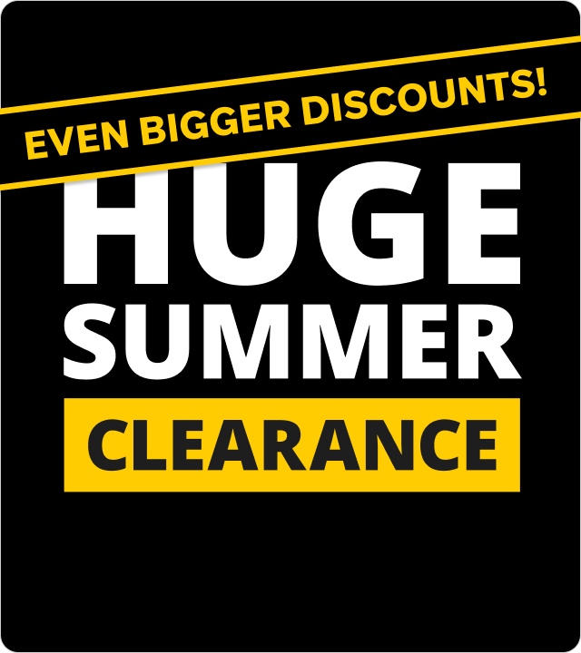 Huge Summer Clearance On Now - With Even Bigger Discounts 