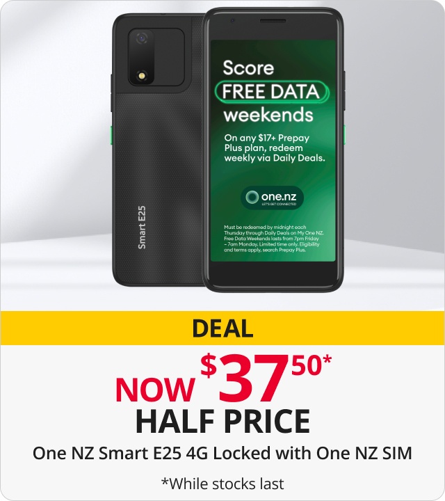 One NZ Smart E25 4G Locked with One NZ Sim 