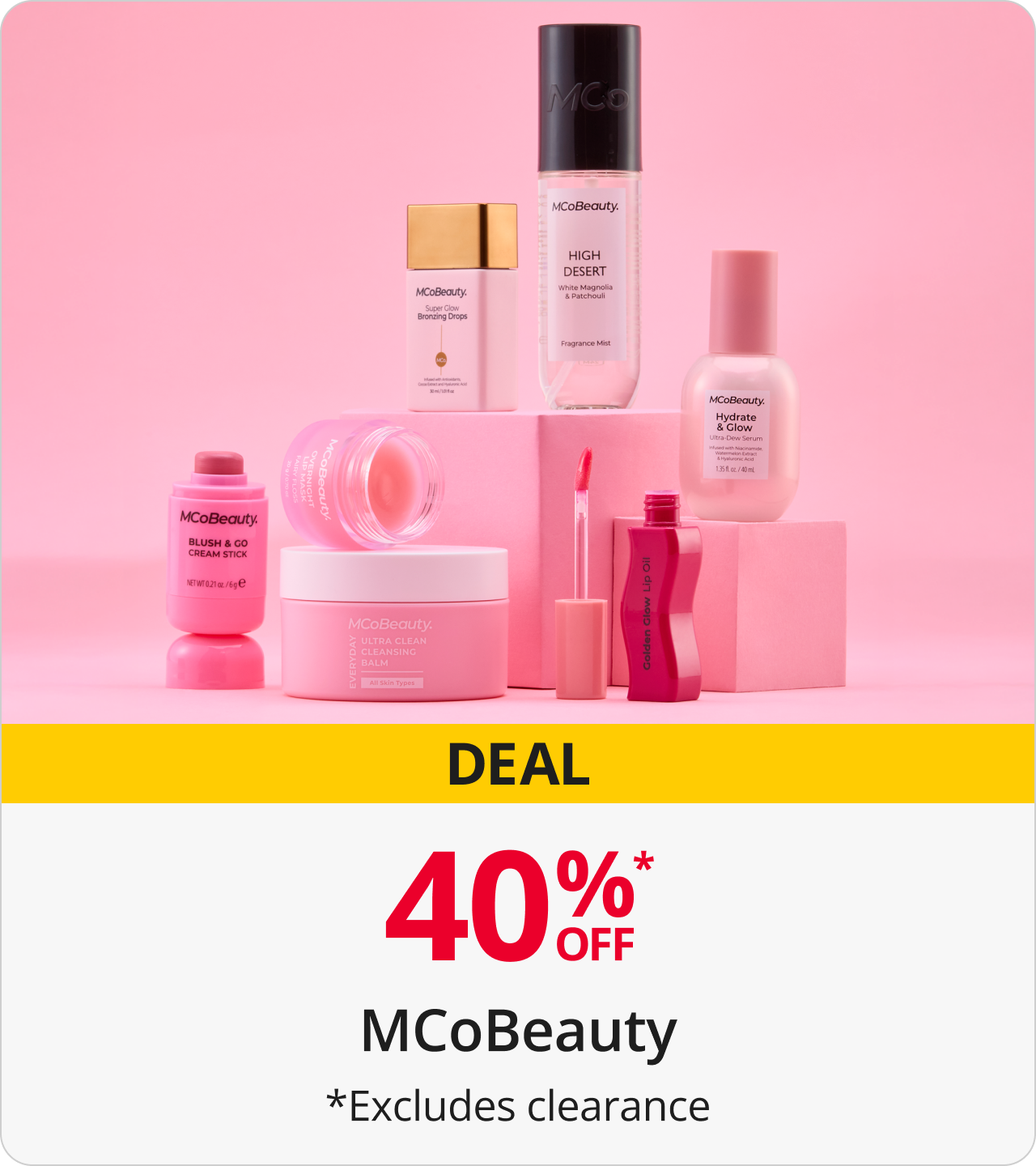 40% Off MCo Beauty 