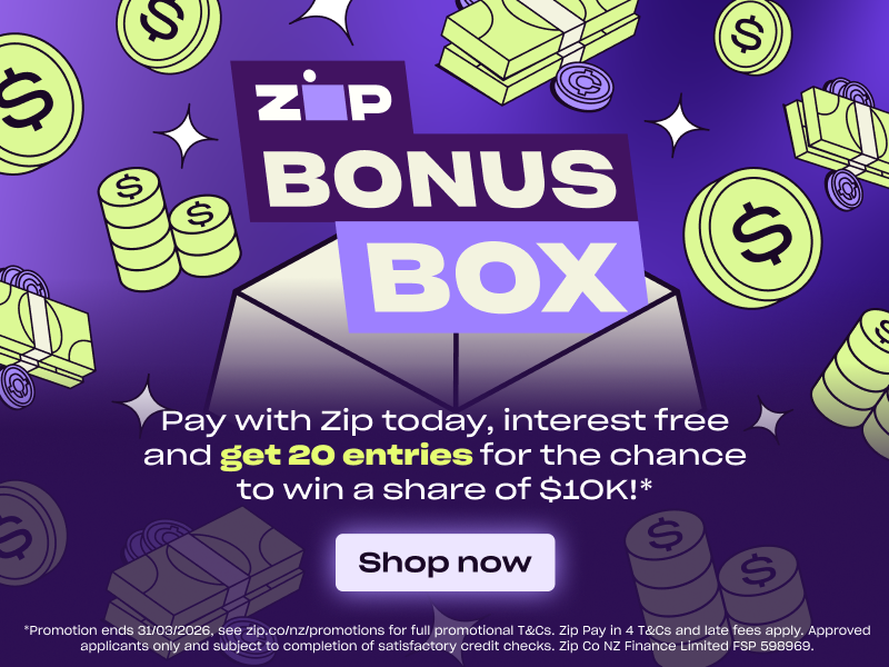 Pay with Zip and get 20 entries for the change to win a share of $10k