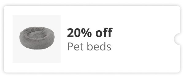 20% Off Pet Beds 