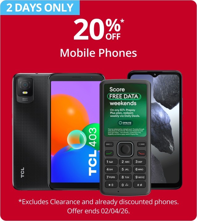 20% Off Mobile Phones 