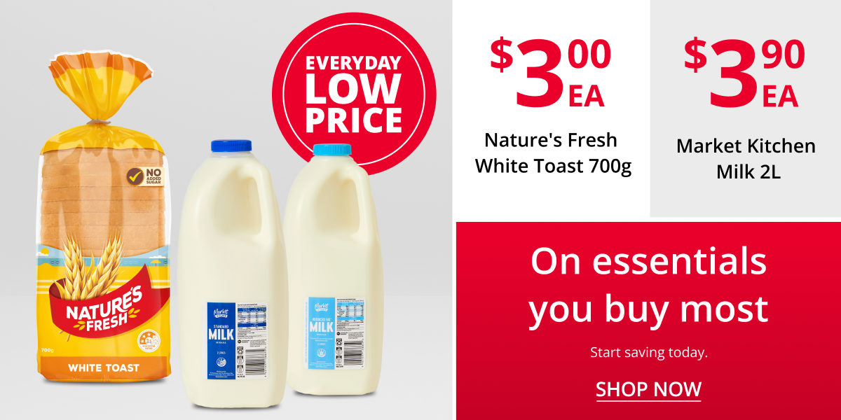 Shop Low Priced Grocery Essentials 