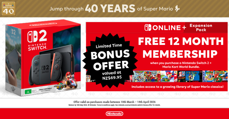 Jump through 40 Years of Super Mario with Nintendo Switch 2