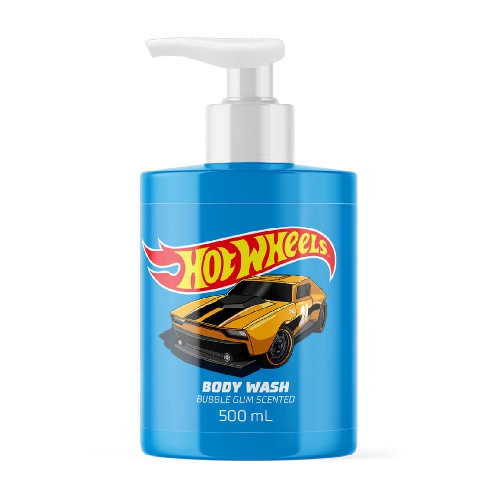 Hot Wheels Body Wash Bubble Gum Scented 500ml