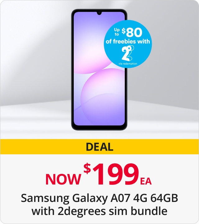 Samsung Galaxy A07 4G 64GB bundle 